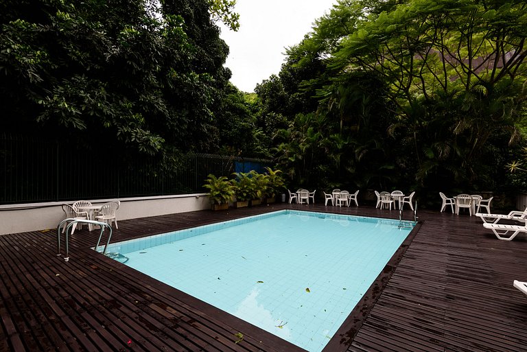 Balcony with an incredible view of the lagoon