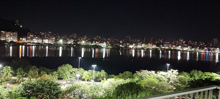 Balcony with an incredible view of the lagoon