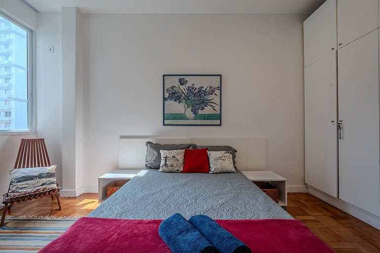 Dos habitaciones con vistas al Cristo, en el corazón de Lebl