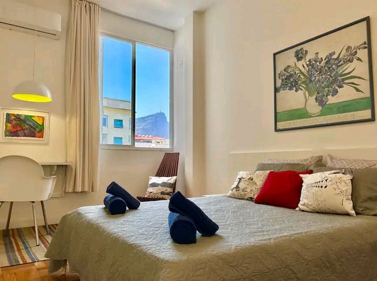 Dos habitaciones con vistas al Cristo, en el corazón de Lebl