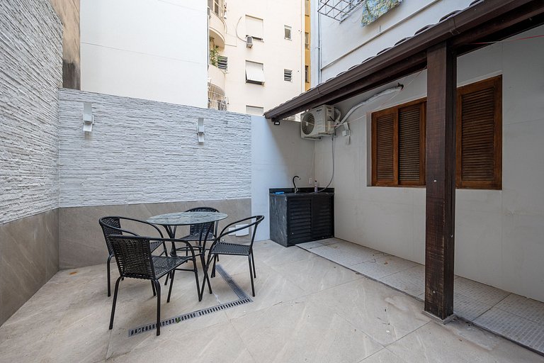Apartamento en Copacabana con zona exterior