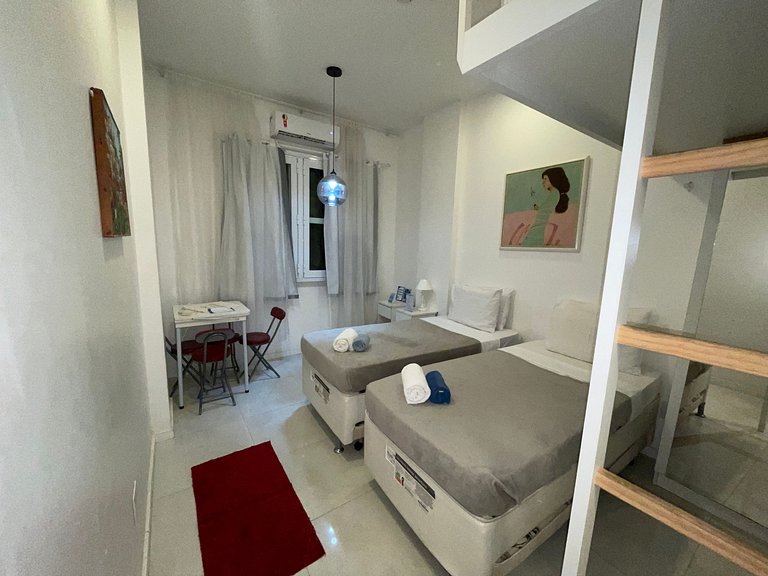 Studio on Copacabana beach block