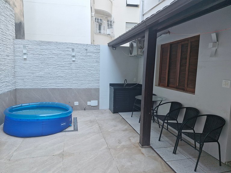 Apartamento en Copacabana con zona exterior