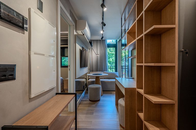 3 minutos a pie de la playa de Leblon, vista verde