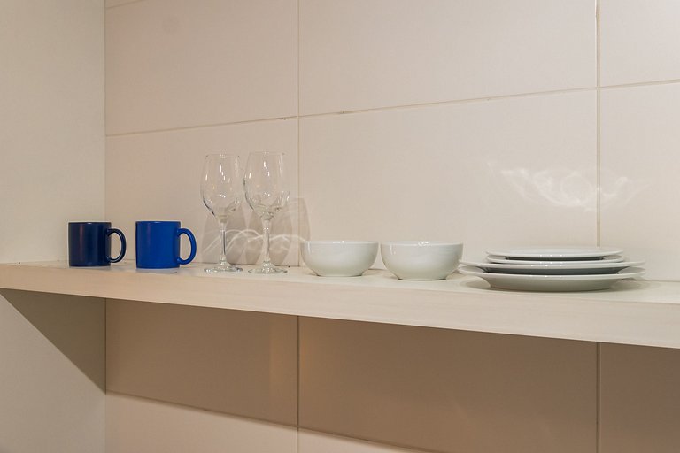 Estudio con coworking, piscina y vista a la ciudad