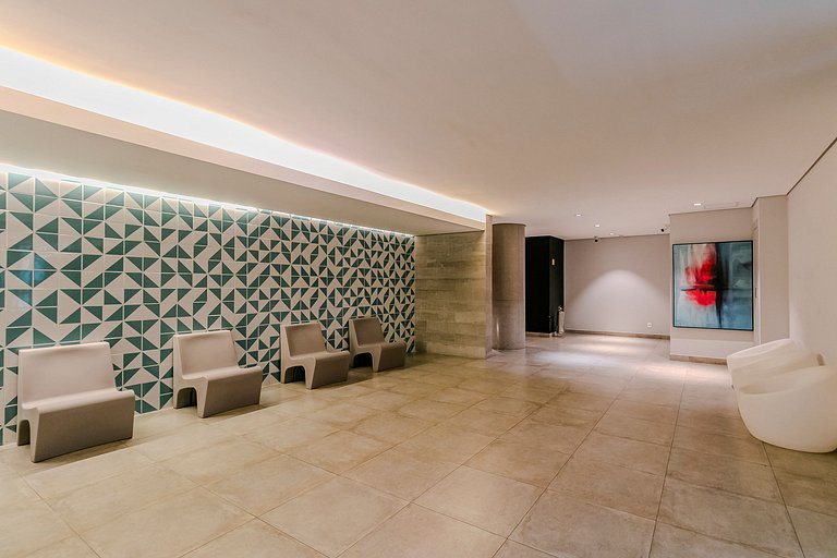 Studio with coworking, pool and city view