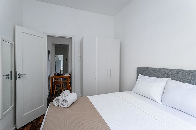 Varanda com vista verde em Copanema