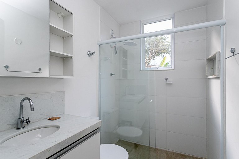 Varanda com vista verde em Copanema