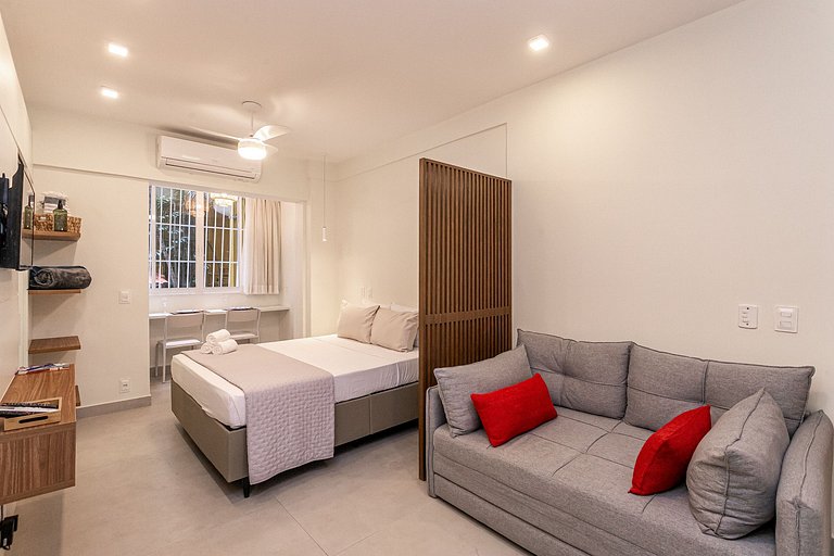 Studio Elegante a 1 Min da Praia de Copacabana