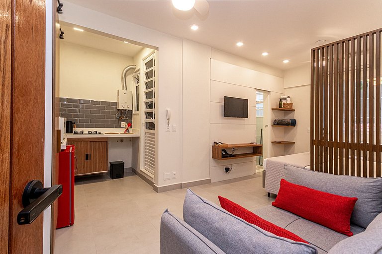 Studio Elegante a 1 Min da Praia de Copacabana