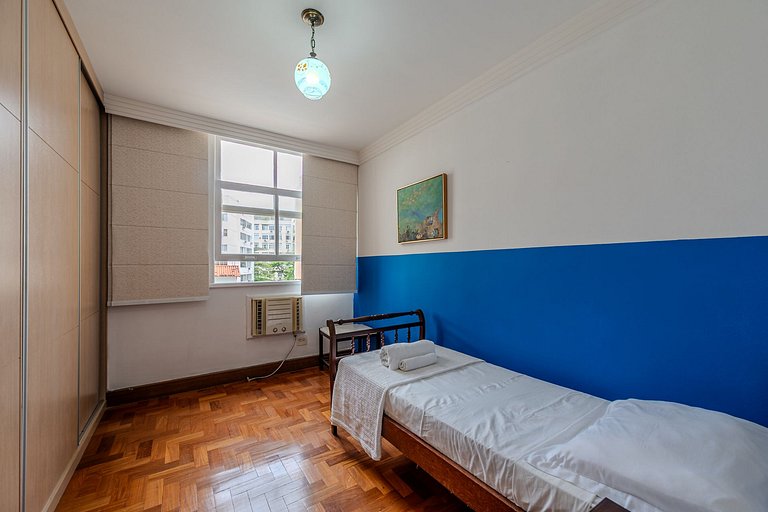 next to the beach in Ipanema and subway