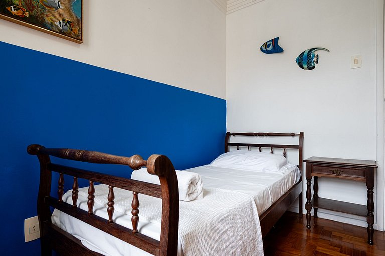 next to the beach in Ipanema and subway