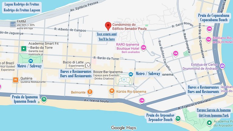 Apartment in Ipanema great location