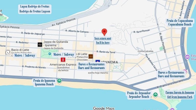 A 9 minutos a pie de la playa de Ipanema y Lagoa Wfi 500MB