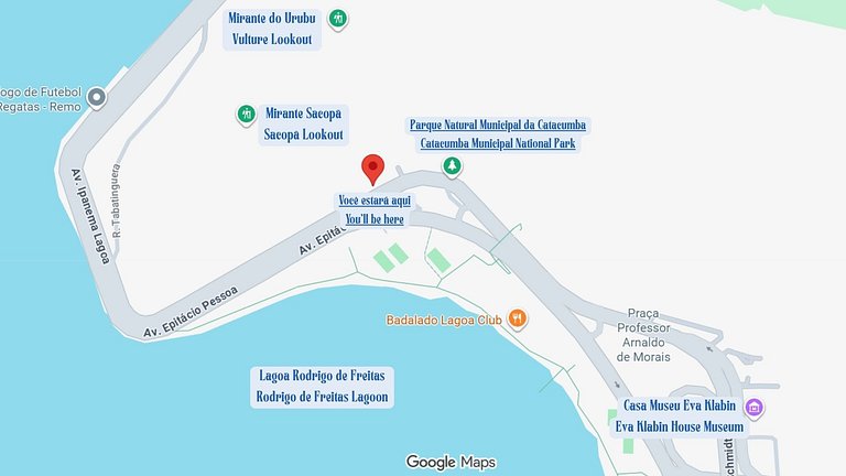 Balcony with an incredible view of the lagoon