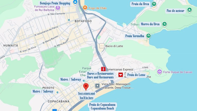 2 DORMITORIOS 2 BAÑOS, BALCÓN VISTA MAR COPACABANA