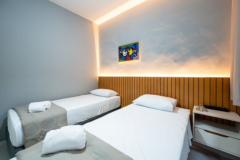 2 quartos perto da Praia de Copacabana