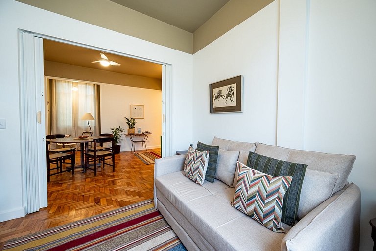 Na quadra da praia de Copacabana