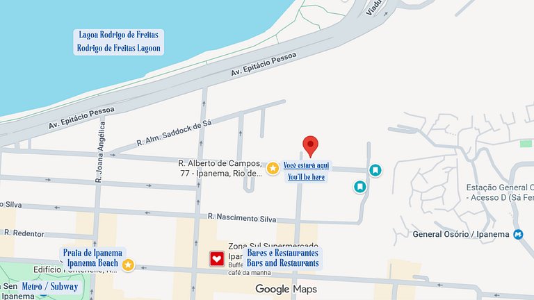 Apartamento en la Playa de Ipanema/Lagoa