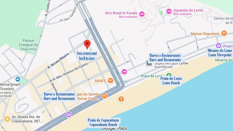 Apt for couple near Leme & Copacabana Beach