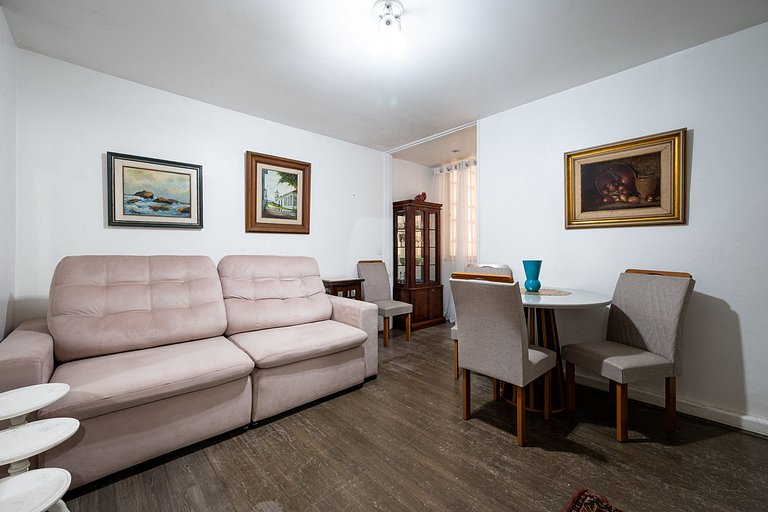 Prime location just one block from the beach