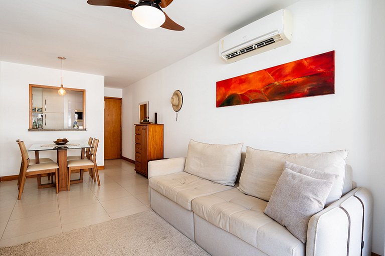Apartamento completo com lazer e vista na Barra
