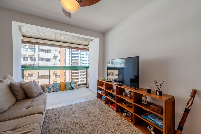 Apartamento completo com lazer e vista na Barra