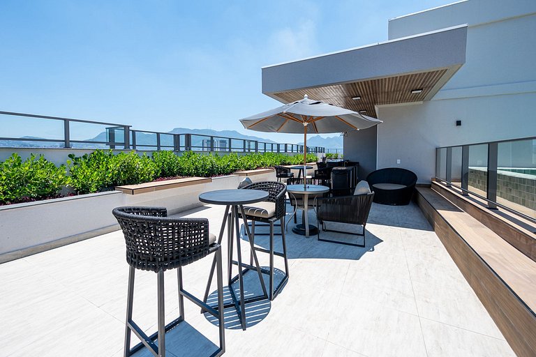 Studio Porto Maravilha, piscina, sauna, academia