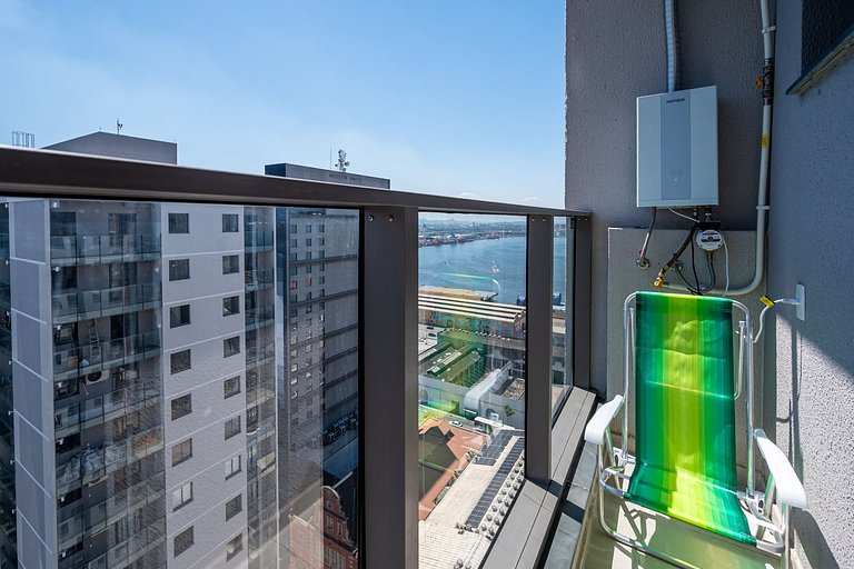 Studio Porto Maravilha, piscina, sauna, academia