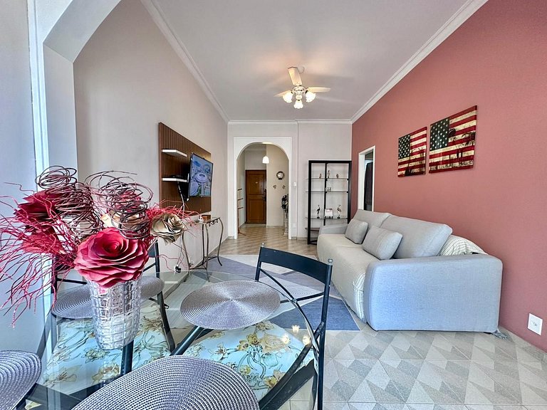 Fully furnished apartment near the beach, with a great locat