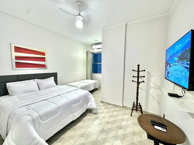 Fully equipped beachfront apt great location