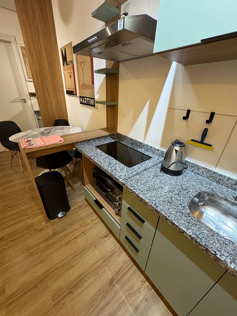 Estudio Porto Maravilha, piscina, sauna, gimnasio.