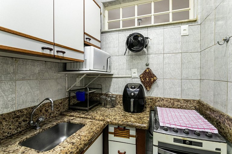 Quarto sala quadra da praia de Copacabana