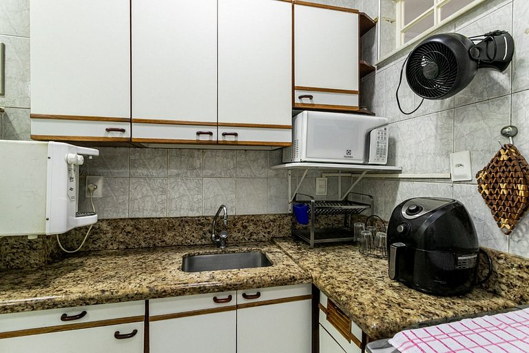 Quarto sala quadra da praia de Copacabana