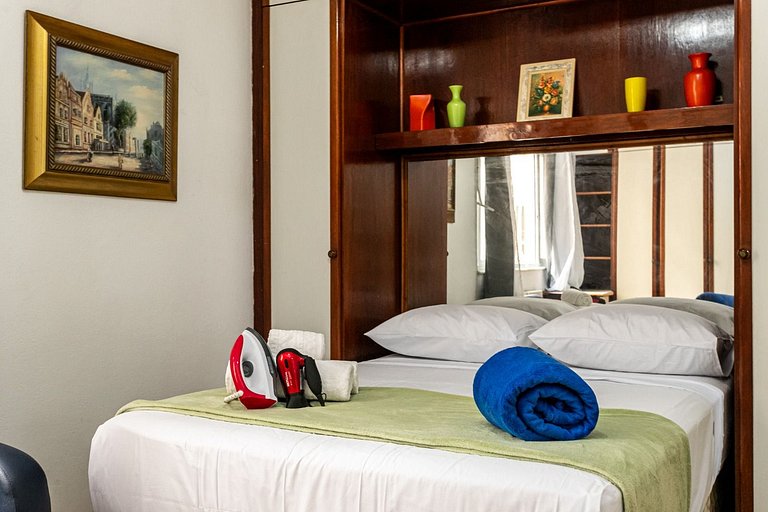 Quarto sala quadra da praia de Copacabana