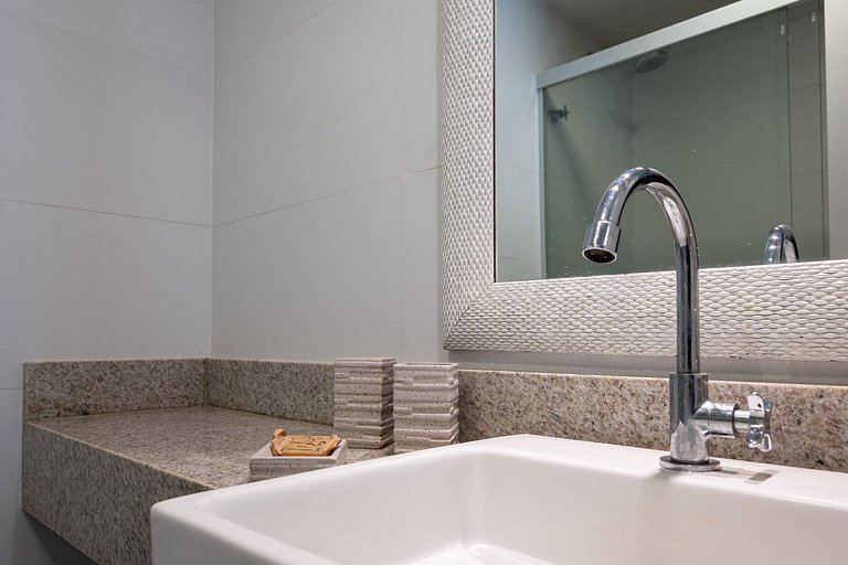 Studio completo com lazer no Centro do Rio