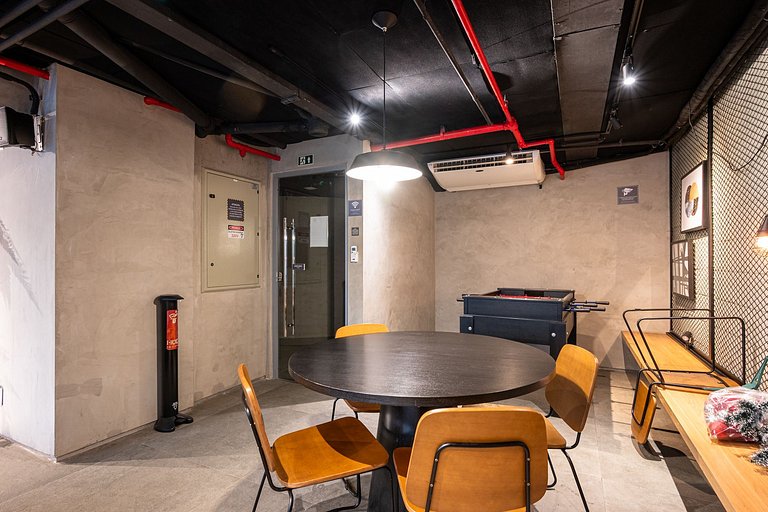 Studio completo com lazer no Centro do Rio