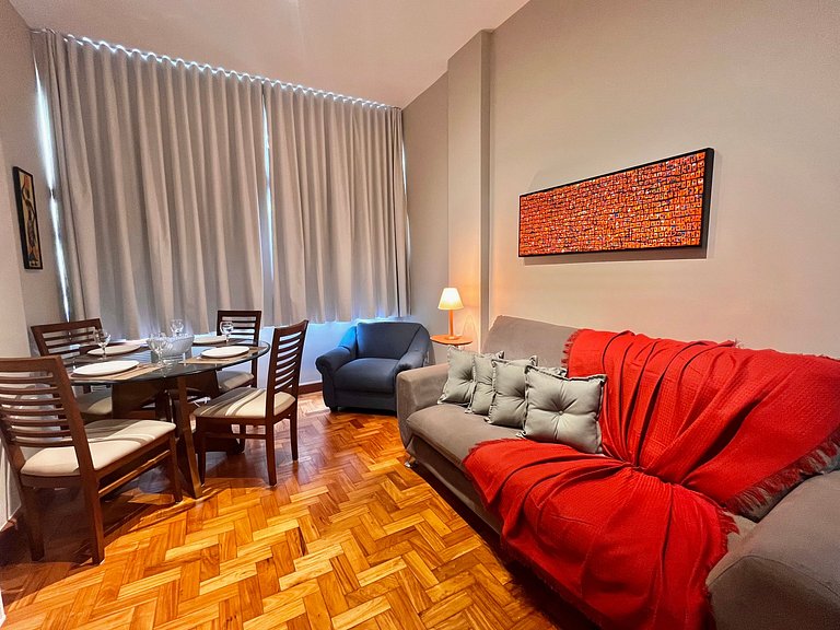 Apartment by Copacabana beach block