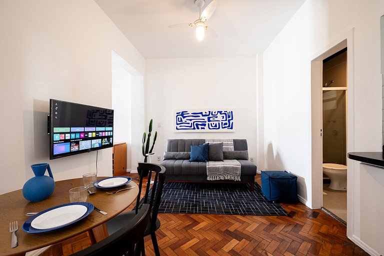 Cozy 1BR Apt between Ipanema and Copacabana