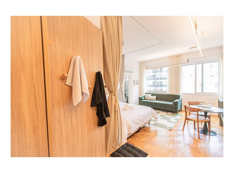 Modern and bright studio in downtown São Paulo