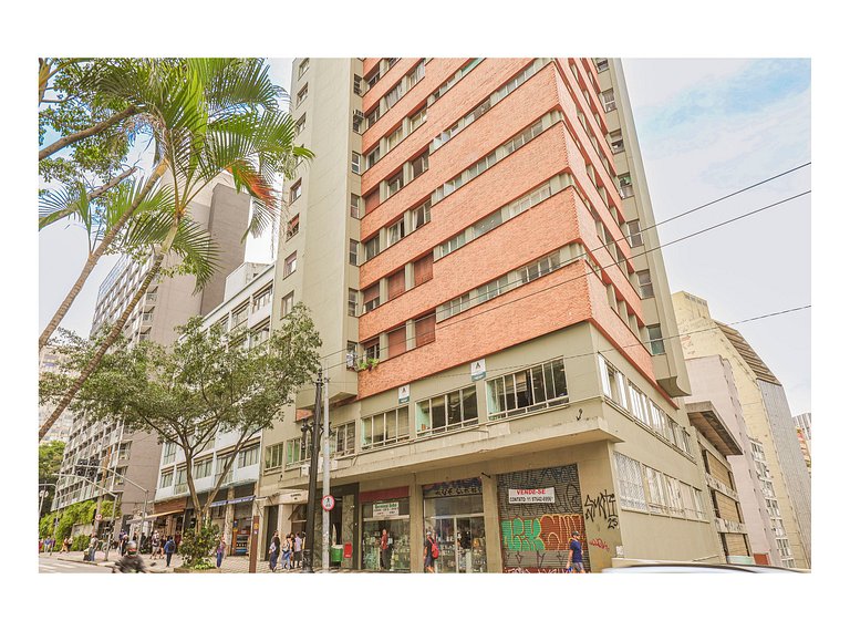 Estudio moderno y luminoso en el centro São Paulo