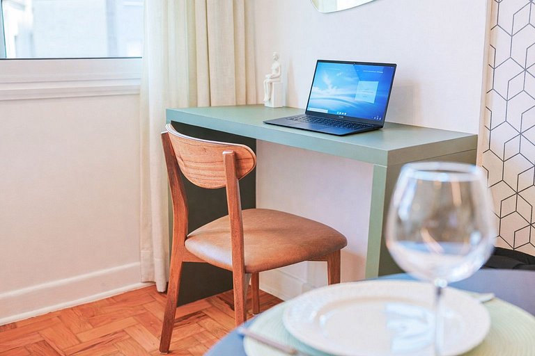 Modern and bright studio in downtown São Paulo