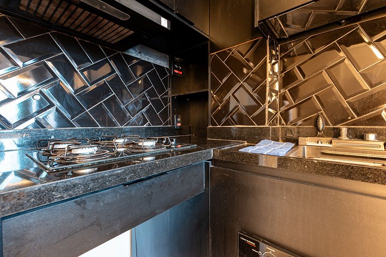 Estudio en Lapa con vista increíble y bañera de hidromasaje