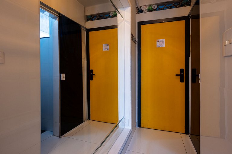 Estudio en Lapa con vista increíble y bañera de hidromasaje