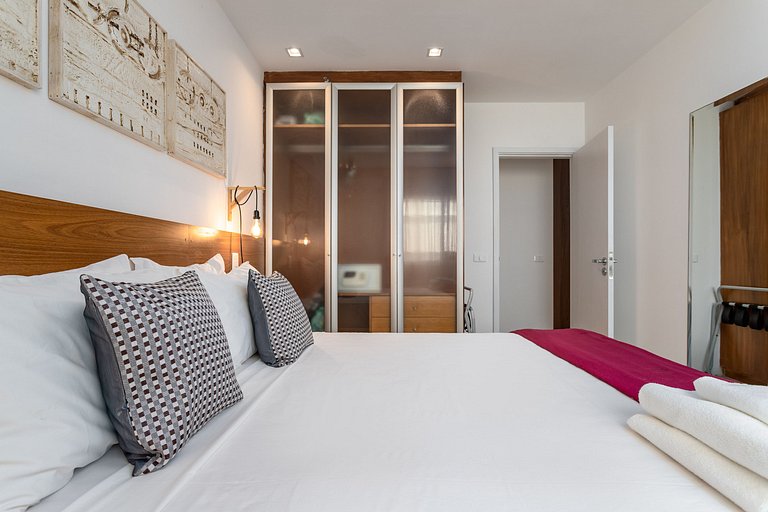 Ipanema Praia Posto 8: Piscina, Lindo Flat, 24h
