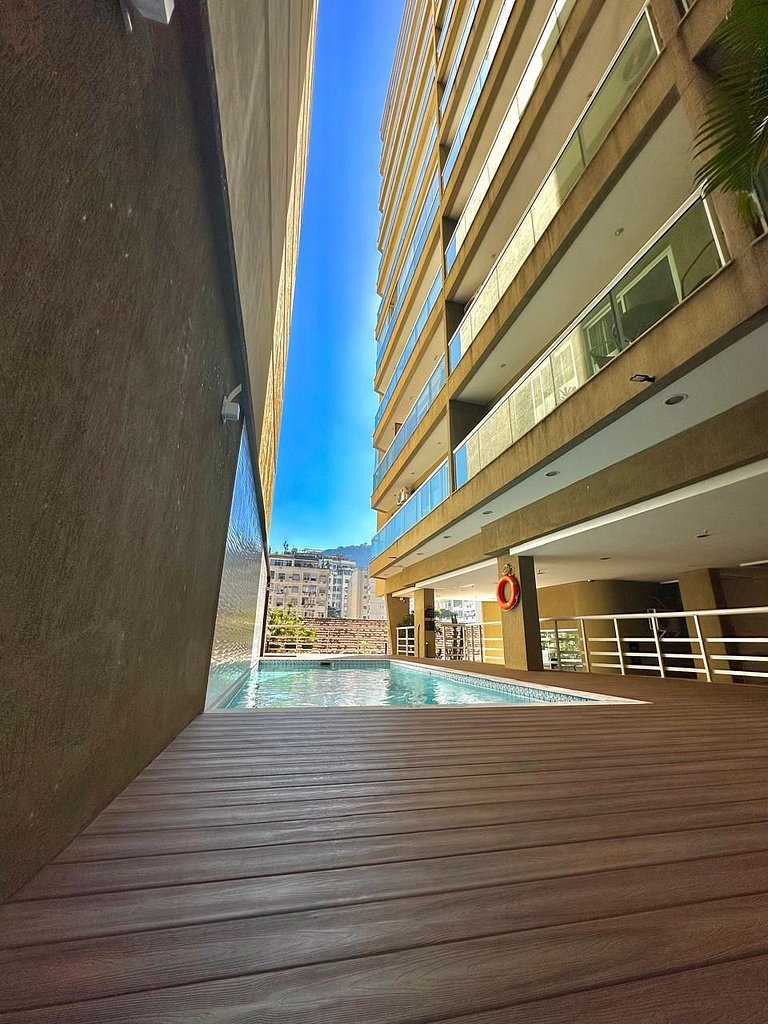Ipanema Praia Posto 8: Piscina, Lindo Flat, 24h