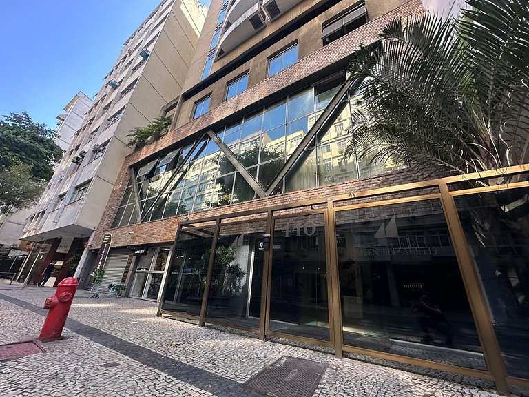 Ipanema Praia Posto 8: Piscina, Lindo Flat, 24h
