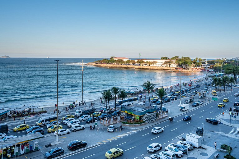 Frente al mar con una vista impresionante al Pão de Açúcar