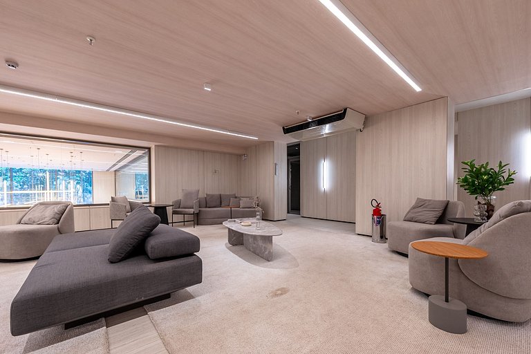 Estudio moderno con piscina, gimnasio,terraza en la azotea