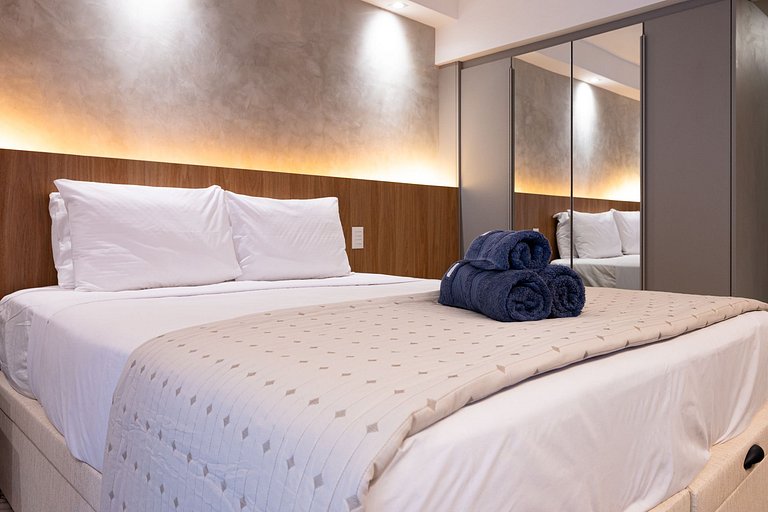 Estudio moderno con piscina, gimnasio,terraza en la azotea